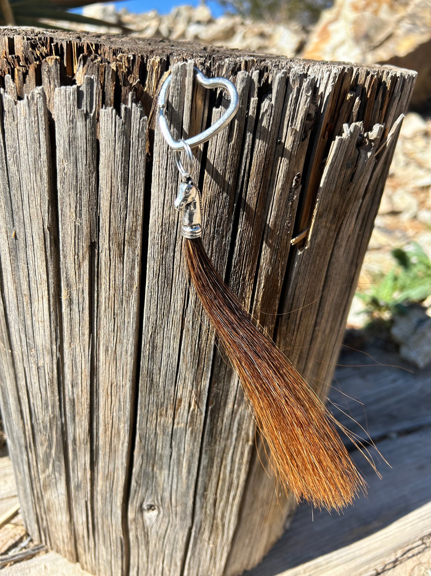 Horse Hair Keychain Tassel